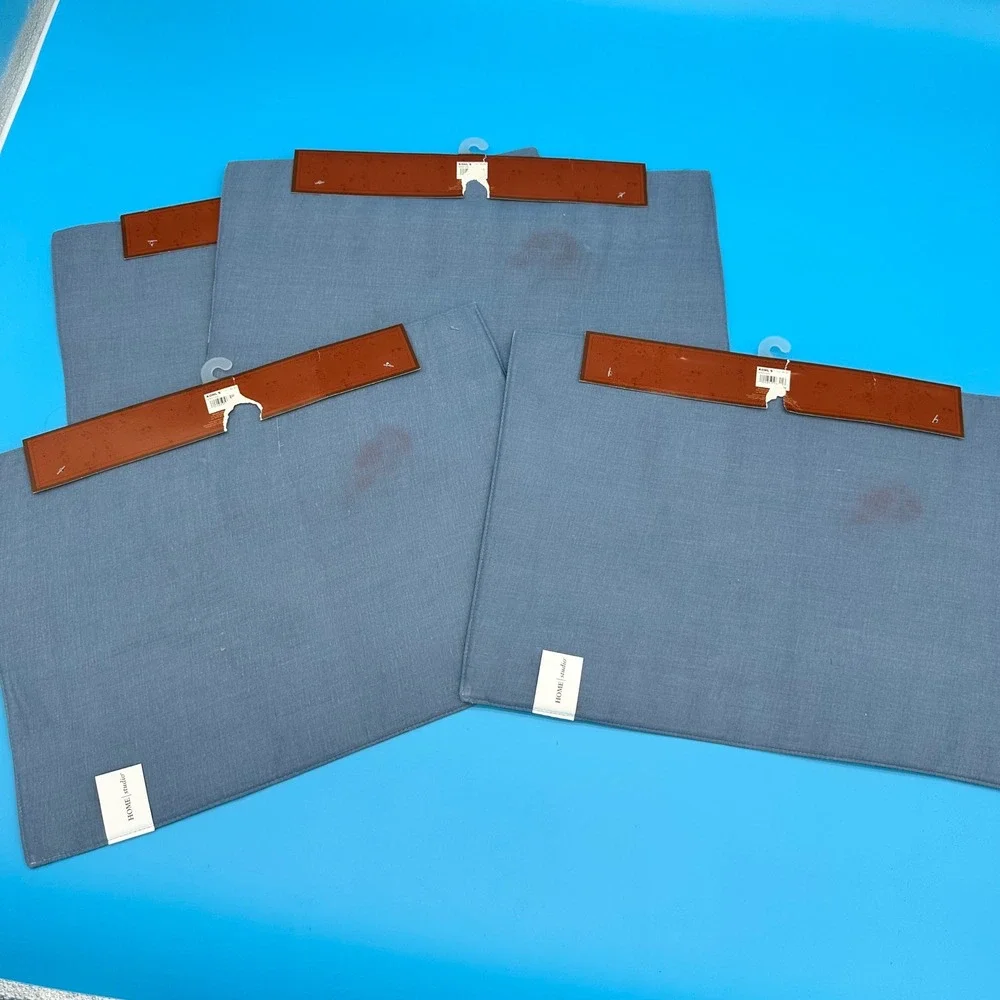 Home Studio Canyon Ranch‎ Western Placemats Set of 4 Cotton Cowboy Patchwork NWT